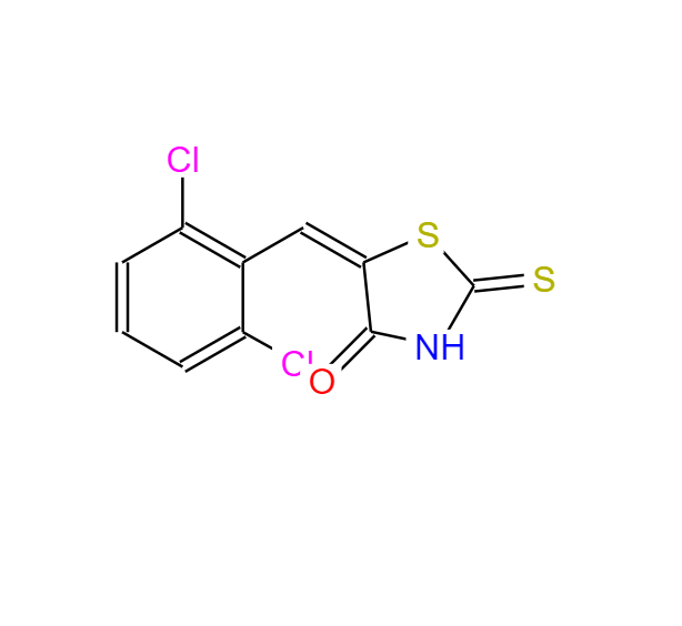 (E)-5-(2,6-二氯亚苄基)-2-硫代噻唑啉-4-酮,(e)-5-(2,6-Dichlorobenzylidene)-2-thioxothiazolidin-4-one