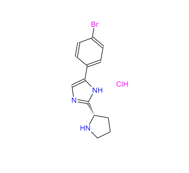 (S)-5-(4-BROMOPHENYL)-2-(PYRROLIDIN-2-YL)-1H-IMIDAZOLE 2HCL,(S)-5-(4-BROMOPHENYL)-2-(PYRROLIDIN-2-YL)-1H-IMIDAZOLE 2HCL