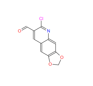 6-氯[1,3]二噁唑[4,5-G]喹啉-7-甲醛,6-CHLORO-[1,3]DIOXOLO[4,5-G]QUINOLINE-7-CARBALDEHYDE
