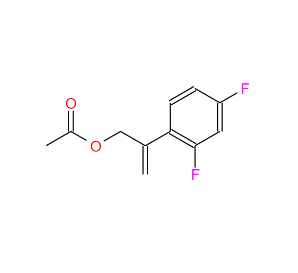 1,2-(2,4-二氟苯基)-2-丙烯醇乙酯,1-2-(2,4-difluorophenyl)-2-propenol acetate