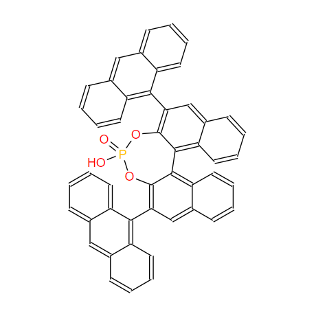 (11BR)-2,6-二-9-蒽基-4-羟基-二萘[2,1-D:1',2'-F][1,3,2]二氧磷酸-4-氧化物,(11bR)-2,6-Di-9-anthracenyl-4-hydroxy-dinaphtho[2,1-d:1μ,2μ-f][1,3,2]dioxaphosphepin-4-oxide
