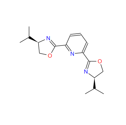 (+)-2,6-双[(4R)-4-(异丙基)-2-恶唑啉-2-基]吡啶,(R,R)-2,2'-(2,6-PYRIDINEDIYL)BIS(4-ISOPROPYL-2-OXAZOLINE)