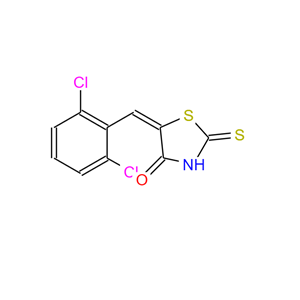 (E)-5-(2,6-二氯亚苄基)-2-硫代噻唑啉-4-酮,(e)-5-(2,6-Dichlorobenzylidene)-2-thioxothiazolidin-4-one