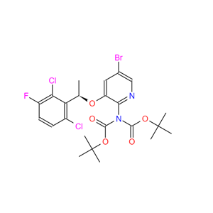 (R)-5-溴-N,N-二-(叔丁氧基羰基)-3-(1-(2,6-二氯-3-氟苯基)甲氧基)吡啶-2-胺