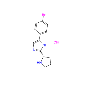 (S)-5-(4-BROMOPHENYL)-2-(PYRROLIDIN-2-YL)-1H-IMIDAZOLE 2HCL