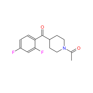 1-乙酰基-4-(2',4'-二氟苯甲酰基)哌啶