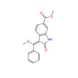 2,3-二氫-3-(甲氧基苯基亞甲基)-2-氧代-1H-吲哚-6-羧酸甲酯