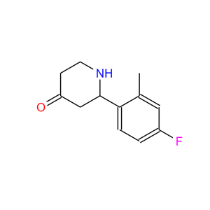 2-(4-氟-2-甲基苯基)哌啶-4-酮,2-(4-Fluoro-2-methylphenyl)piperidin-4-one