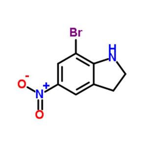 5-硝基-7-溴吲哚啉,7-Bromo-5-nitroindoline,5-硝基-7-溴吲哚啉