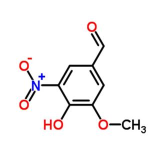 5-硝基香兰素,4-Hydroxy-3-methoxy-5-nitrobenzaldehyde,5-Nitrovanillin