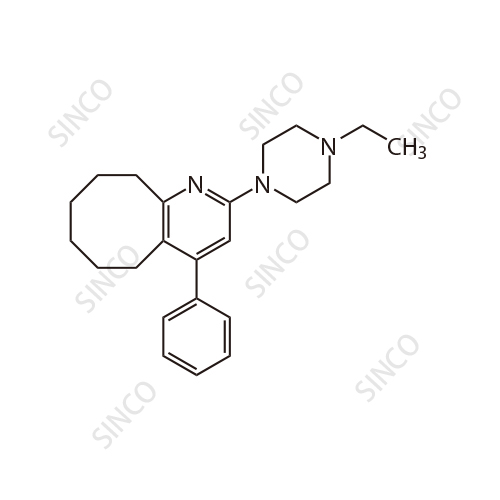 布南色林有关物质2对照品,Cycloocta[b]pyridine, 2-(4-ethyl-1-piperazinyl)-5,6,7,8,9,10-hexahydro-4-phenyl-