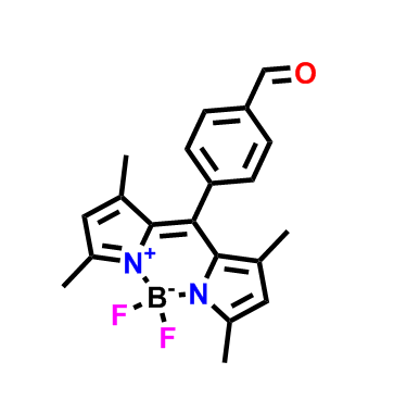 5,5-二氟-10-(4-甲酰基苯基)-1,3,7,9-四甲基-5H-二吡咯并[1,2-c:2',1'-f][1,3,2]二氮杂硼杂环,5,5-Difluoro-10-(4-formylphenyl)-1,3,7,9-tetramethyl-5H-dipyrrolo[1,2-c:2',1'-f][1,3,2]diazaborinin-4-ium-5-uide