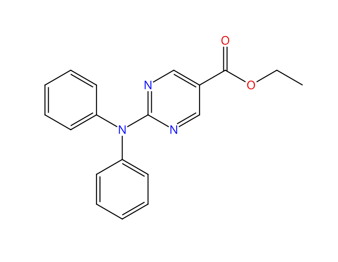 2-(二苯基氨基)嘧啶-5-羧酸乙酯,Ethyl 2-(diphenylamino)-5-pyrimidinecarboxylate