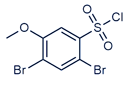 2,4-二溴-5-甲氧基苯磺酰氯,2,4-Dibromo-5-methoxybenzenesulfonyl chloride