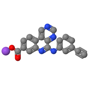 Sodium 5-(3-ethynylphenylamino)pyrimido[4,5-c]quinoline-8-carboxylate,Sodium 5-(3-ethynylphenylamino)pyrimido[4,5-c]quinoline-8-carboxylate