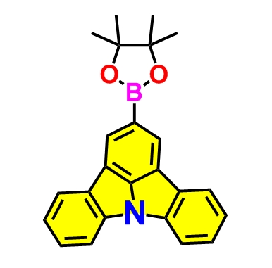 2-(4,4,5,5-四甲基-1,3,2-二氧杂硼杂环戊烷-2-基)吲哚[3,2,1-jk]咔唑,Indolo[3,2,1-jk]carbazole, 2-(4,4,5,5-tetramethyl-1,3,2-dioxaborolan-2-yl)-
