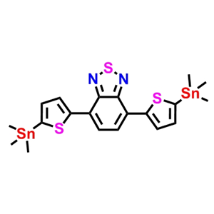 4,7-二(5-三甲基锡噻吩基-2-)-2,1,3-苯并噻二唑；1025451-57-3