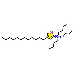 三丁基(4-十二烷基噻吩-2-基)锡烷 ；886746-79-8，可接定制化合物