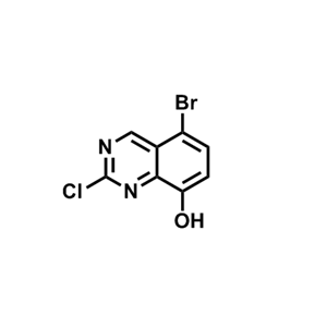 5-溴-2-氯喹唑啉-8-醇   953040-03-4