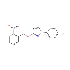 1-(4-氯苯基)-3-((2-硝基苄基)氧基)-1H-吡唑