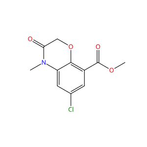 6-氯-3,4-二氢-4-甲基-3-氧代-2H-1,4-苯并噁嗪-8-羧酸甲酯
