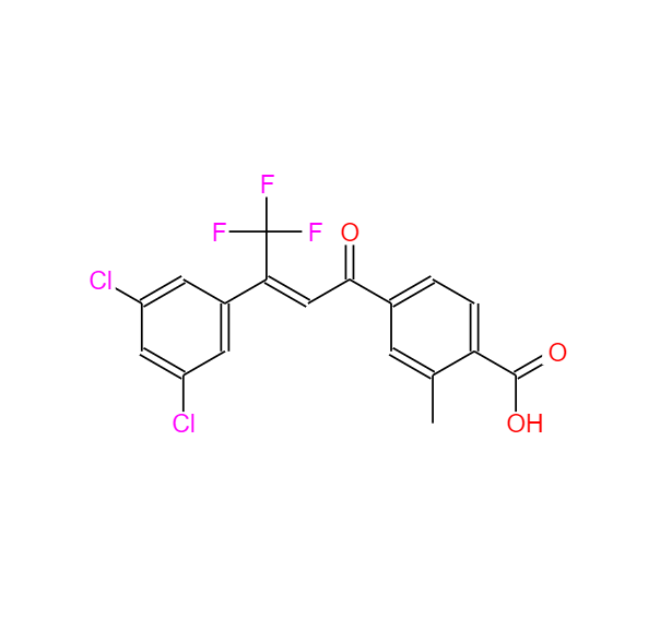 弗雷拉納標(biāo)準(zhǔn)品018,Benzoic acid, 4-[3-(3,5-dichlorophenyl)-4,4,4-trifluoro-1-oxo-2-buten-1-yl]-2-methyl-