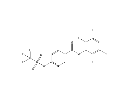 6-[[(三氟甲基)磺?；鵠氧基]煙酸(2,3,5,6-四氟苯基)酯,2,3,5,6-Tetrafluorophenyl 6-[[(Trifluoromethyl)sulfonyl]oxy]nicotinate