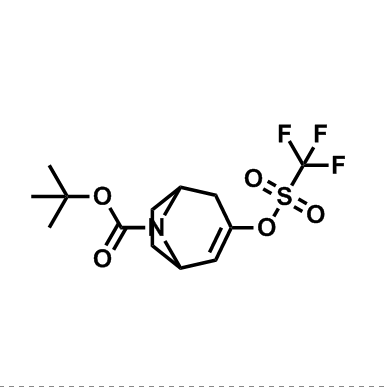 8-Boc-3-(三氟甲基磺酰氧基)-8-氮杂双环[3.2.1]辛-3-烯,8-Boc-3-(trifluoromethylsulfonyloxy)-8-azabicyclo[3.2.1]oct-3-ene