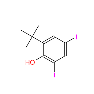 2-叔丁基-4,6-二碘苯酚