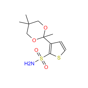 3-(2,5,5-三甲基-1,3-二氧己環(huán)-2-基)-2-噻吩磺酰胺,3-(2,5,5-Trimethyl-1,3-dioxan-2-yl)-2-thiophenesulfonamide