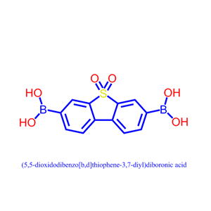 (5,5-dioxidodibenzo[b,d]thiophene-3,7-diyl)diboronic acid