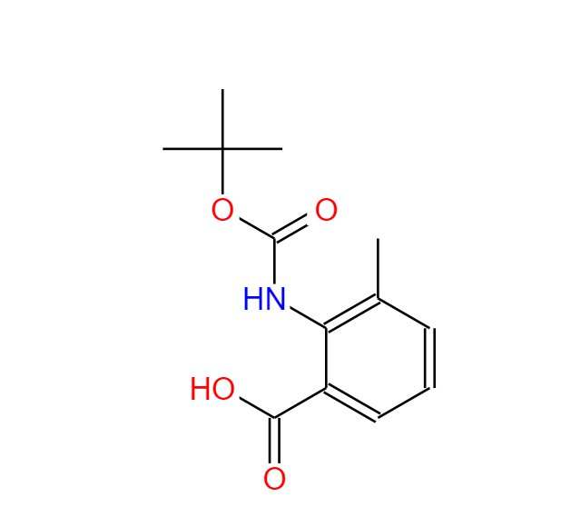 2-叔丁氧基羰氨基-3-甲基苯甲酸,ANTHRANILIC ACID, N-BOC-3-METHYL