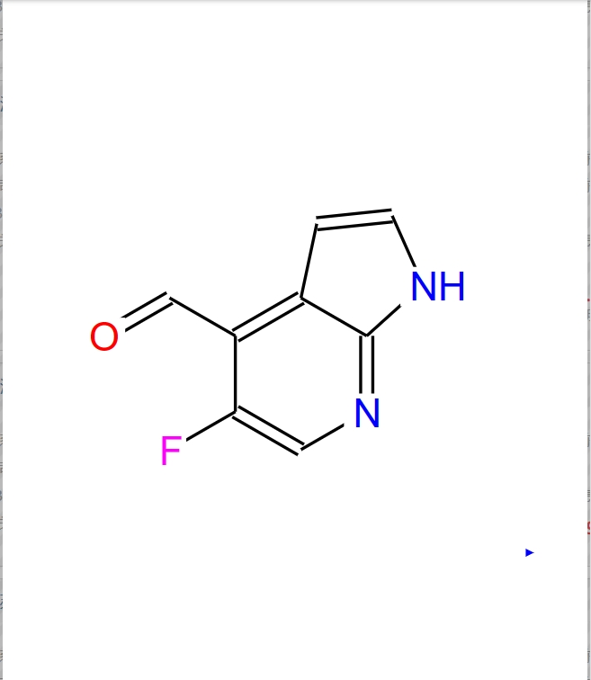 5-氟-1H-吡咯并[2,3-b] 吡啶-4-甲醛,5-Fluoro-1H-pyrrolo[2,3-b]pyridine-4-carbaldehyde