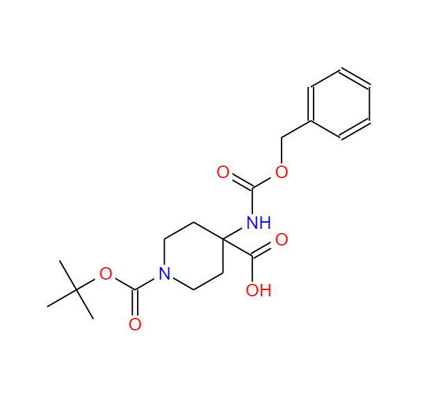 4-苄氧基羰基氨基哌啶-1,4-二甲酸单叔丁基酯,4-BENZYLOXYCARBONYLAMINO-PIPERIDINE-1,4-DICARBOXYLIC ACID MONO-TERT-BUTYL ESTER