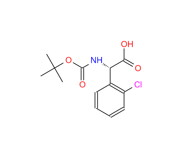 (S)-N-叔丁氧羰基-(2'-氯苯基)甘氨酸,(S)-N-BOC-(2'-CHLOROPHENYL)GLYCINE