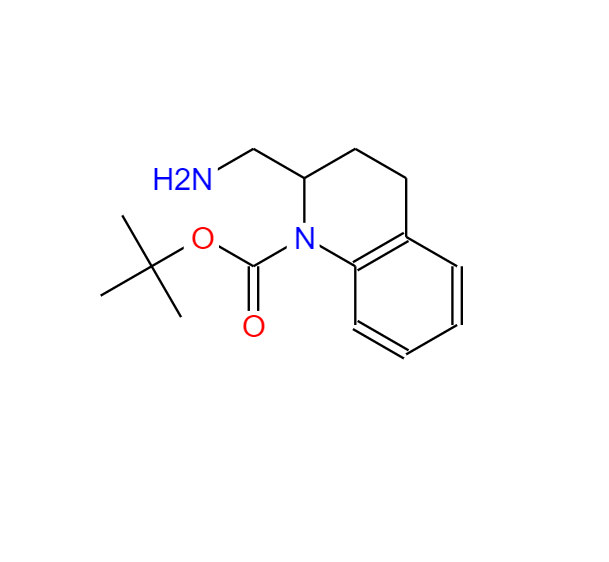 2-氨甲基-1-N-Boc-1,2,3,4-四氢喹啉盐酸盐,1-N-BOC-2-(AMINOMETHYL)-3,4-DIHYDROQUINOLINE HYDROCHLORIDE