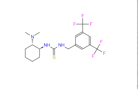 1-(3,5-bis(trifluoromethyl)benzyl)-3-((1S,2S)-2-(dimethylamino)cyclohexyl)thiourea,1-(3,5-bis(trifluoromethyl)benzyl)-3-((1S,2S)-2-(dimethylamino)cyclohexyl)thiourea