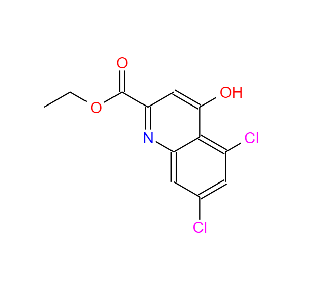 5,7-二氯-4-羟基喹啉-2-羧酸乙酯,5,7-DICHLORO-4-HYDROXY-QUINOLINE-2-CARBOXYLIC ACID ETHYL ESTER