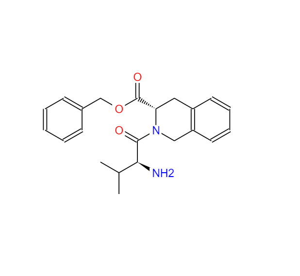 L-N-VALYL-L-1,2,3,4-四氢异喹啉-3-苄氧羰酰基盐酸盐,(S,S)-2-(2-AMINO-3-METHYL-BUTYRYL)-1,2,3,4-TETRAHYDRO-ISOQUINOLINE-3-CARBOXYLIC ACID BENZYL ESTER, HCL