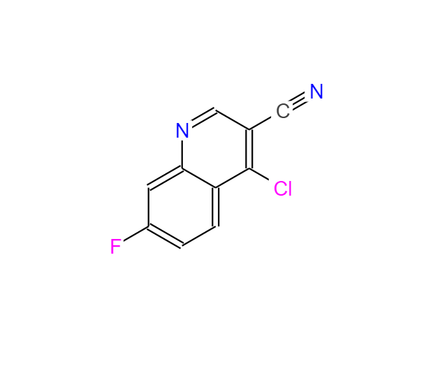 4-氯-7-氟-喹啉-3-甲腈,4-CHLORO-7-FLUORO-QUINOLINE-3-CARBONITRILE