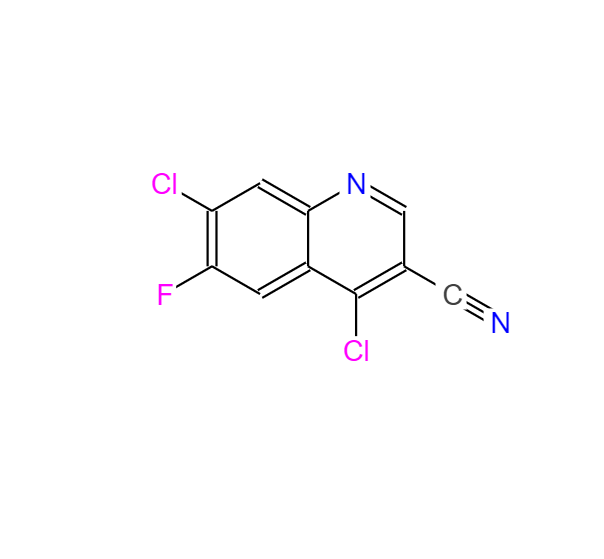 4,7-二氯-6-氟-喹啉-3-甲腈,4,7-DICHLORO-6-FLUORO-QUINOLINE-3-CARBONITRILE