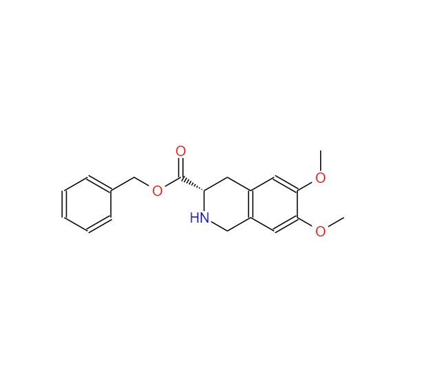 6,7-二甲氧基-1,2,3,4-四氢异喹啉-3-甲酸苄酯,Benzyl 6,7-dimethoxy-1,2,3,4-tetrahydroisoquinoline-3-carboxylate