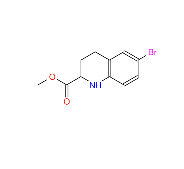 6-溴-1,2,3,4-四氢-喹啉-2-甲酸甲酯,6-BROMO-1,2,3,4-TETRAHYDRO-QUINOLINE-2-CARBOXYLIC ACID METHYL ESTER