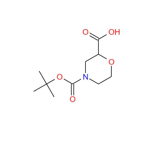 4-BOC-2-吗啡啉甲酸,4-BOC-2-MORPHOLINECARBOXYLIC ACID