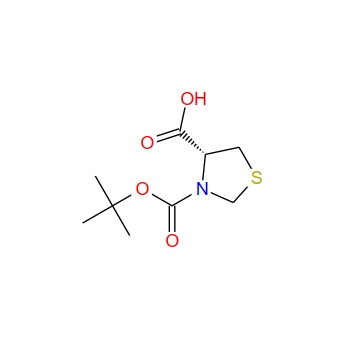 N-Boc-(R)-(-)-噻唑-4-羧酸,N-Boc-(R)-(-)-thiazolidine-4-carboxylic acid