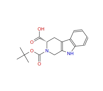 (S)-2-(叔丁氧羰基)-2,3,4,9-四氢-1H-吡啶并[3,4-b]吲哚-3-羧酸,(S)-2-(tert-Butoxycarbonyl)-2,3,4,9-tetrahydro-1H-pyrido[3,4-b]indole-3-carboxylic acid