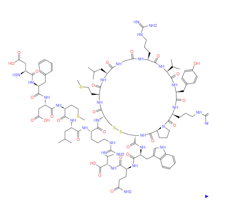 黑色素聚集激酶素(MCH)( 大鼠),ASP-PHE-ASP-MET-LEU-ARG-CYS-MET-LEU-GLY-ARG-VAL-TYR-ARG-PRO-CYS-TRP-GLN-VAL