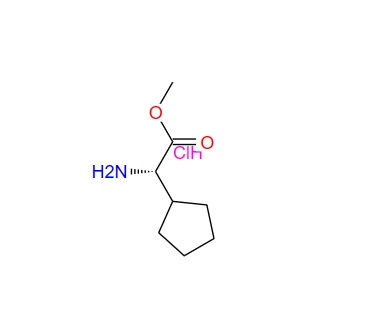 L-环戊基甘氨酸甲酯盐酸盐,(S)-Methyl 2-amino-2-cyclopentylacetate hydrochloride