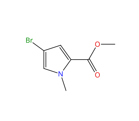 4-溴-1-甲基-1H-吡咯-2-羧酸甲酯,Methyl 4-bromo-1-methyl-1H-pyrrole-2-carboxylate