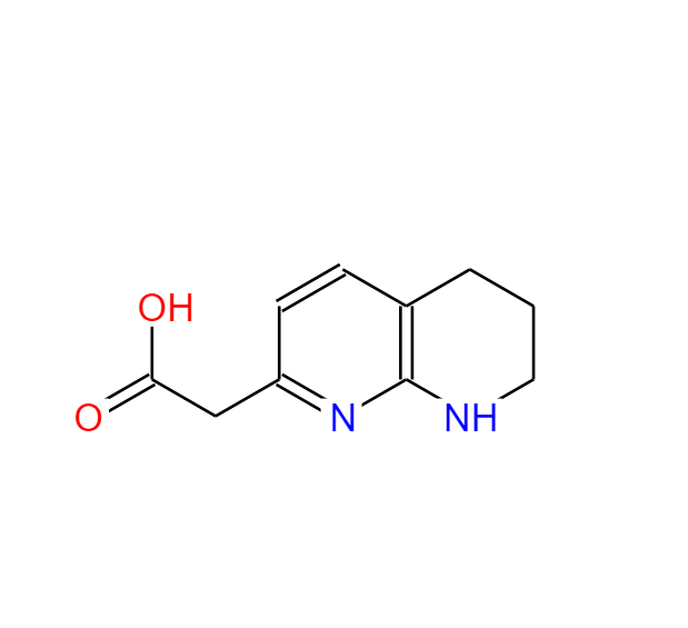 5,6,7,8-四氢-1,8-萘啶-2-乙酸,(5,6,7,8-TETRAHYDRO-[1,8]NAPHTHYRIDIN-2-YL)-ACETIC ACID